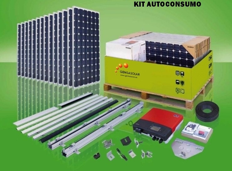 Kit bomba solar 0,5 CV (0,37Kw) - Gemsasolar